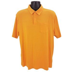 Under Armour Men's Charged Scramble Heat Gear Pocket Polo Shirt Size XL Orange